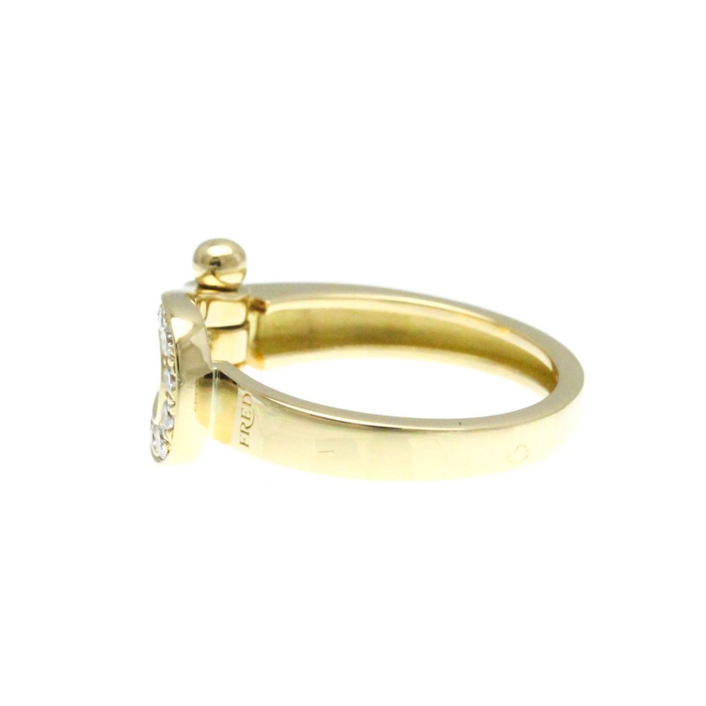 Fred Force 10 Yellow Gold (18K) Fashion Diamond Band Ring Gold - Picture 2 of 10